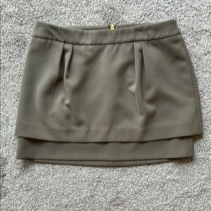 Express Olive Mini Skirt